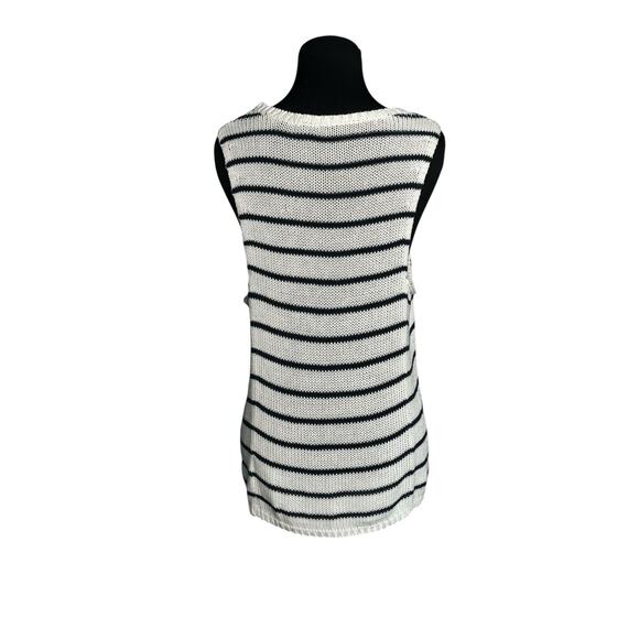 Rails Jenna white blue stripes knit tank top size large - Picture 8 of 14